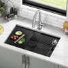 30&rdquo; Undermount 16 Gauge Workstation Kitchen Sink Single Bowl with WorkFlow&trade; Ledge and Accessories